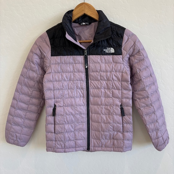 The North Face Girls' ThermoBall Eco Jacket, Purple, size M, 10/12 - Picture 1 of 11